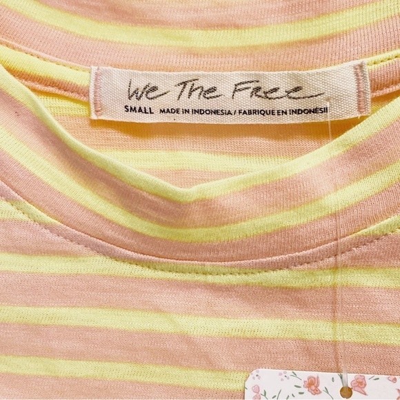 Free People | We The Free Summer Rose Night Sky Burnout T-Shirt S - Picture 3 of 7
